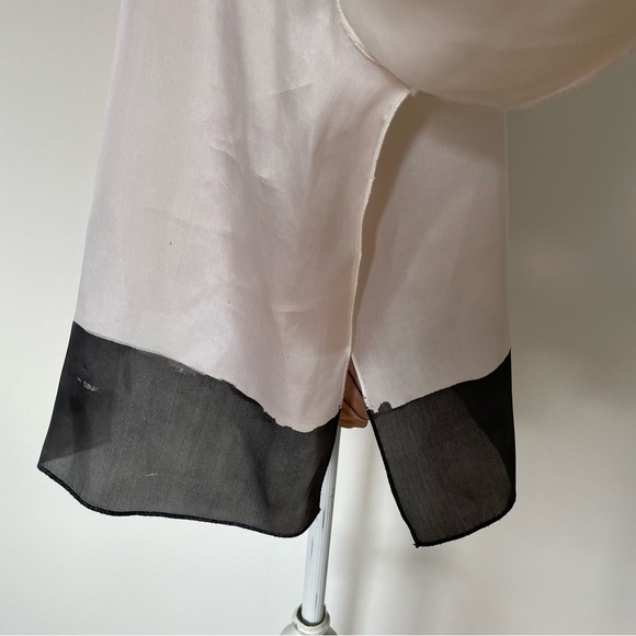 Margot Rozanska Hand-Painted OOAK ART-WEAR Silk Open Lagenlook Jacket Blazer M - Picture 6 of 12